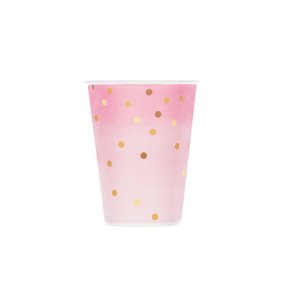 핑크마블 도트 종이컵 (10P)