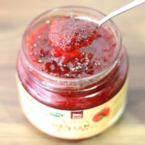 [산지직송]국내산 딸기로 만든 유기농 딸기잼 580g