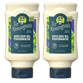 [해외직구]Sir Kensington`s Mayonnaise Avocado Oil Mayo 써 켄싱턴 아보카도 오일 마요네즈 12oz(354ml) 2팩