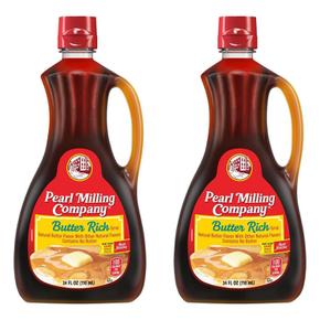 [해외직구] Pearl Milling Company 펄밀링컴퍼니 버터 리치 팬케이크 시럽 710ml 2팩