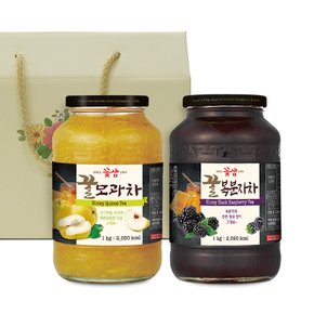 모과 복분자 꿀 과일 청 2종 차선물세트..