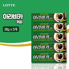 롯데껌 아라비카커피(26gx5개)