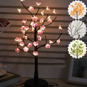 나무 무드등 감성 LED 무선겸용 수유등 꽃나무 조명 집들이 개업 선물
