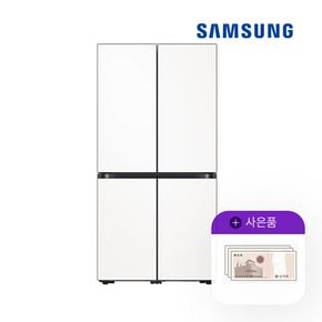 렌탈 삼성 비스포크 냉장고 4도어 874L 새틴화이트 RF85C90J1APW6 월74000원 5년약정