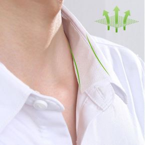 쿨샵 셔츠 넥카라 오염방치 테이프 메쉬디자인 패치 X ( 3매입 )