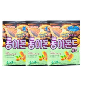 오리온 통 아몬드 캔디 사탕 3봉