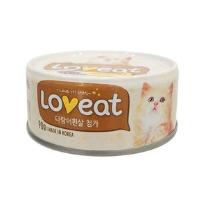 사조 캣푸드 러브잇 다랑어흰살 90g ×24개 고양이캔