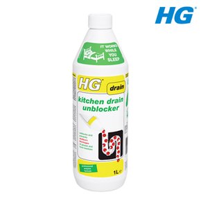 HG 천연효소 배수구 세정제 1L 하수구 싱크대 유분용해제 유지방분해제 오물용해제 클리너