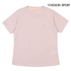 코오롱 여성 기본형 반팔 라운드 티셔츠 JKTCM24302-LPI
