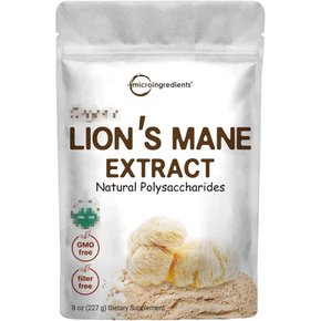 마이크로 인그레디언트 노루궁뎅이버섯 추출물 Micro Ingredients Lions Mane 227g