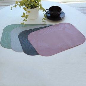 실리콘 웨이브 양면 식탁매트 4color
