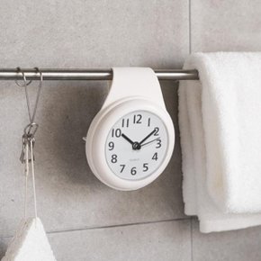 무소음 욕실 주방 생활 방수 흡착 시계 걸이형 DP24