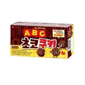 롯데제과 ABC 초코 쿠키 50g 8개
