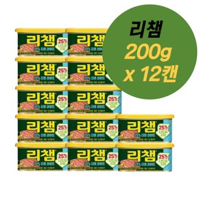 동원 리챔 더블라이트 햄반찬 200g x 12캔 혼밥 아침