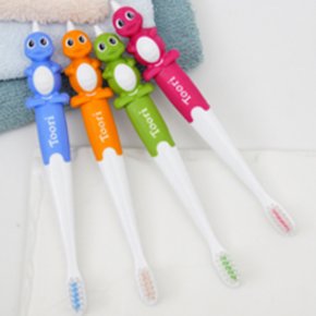 치과전용 어린이 뚜리 공룡칫솔 (이중슬림모) 어린이집 답례품 생일선물