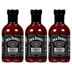 잭다니엘 오리지널 바베큐 소스 553g 3개 Jack Daniel`s BBQ Sauce