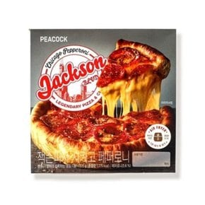 피코크 피자 잭슨피자 시카고 페퍼로니 535g X 3개
