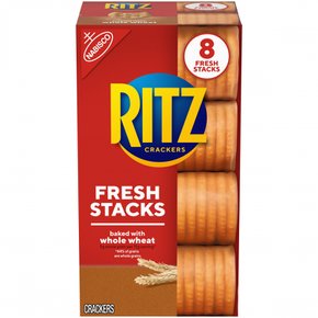 RITZ Crackers리츠  리츠  프레쉬  스택  통밀  크래커  8개  11.6온스