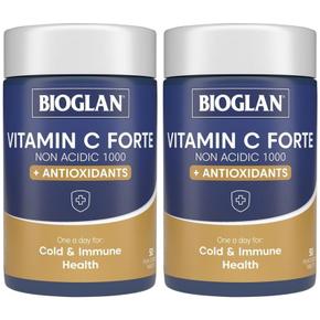 호주직구 Bioglan 바이오글랜 비타민 C 포르테 1000mg 50타블렛 2팩