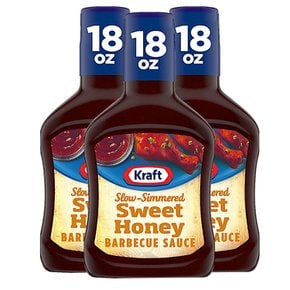 크래프트 스위트 허니 바베큐 소스 Kraft Sweet Honey BBQ Sauce 18oz 3개
