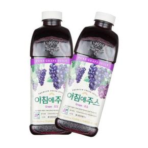서울우유 아침에주스 포도 950ml x 2개 .