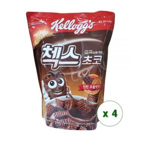 켈로그 오곡 첵스초코 진한 초콜릿맛 570g 4개 / 아침 시리얼