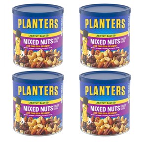 [해외직구]플랜터스 믹스 넛 피넛 50%미만 견과류 425g 4팩/ Planters Mixed Nuts Less Than 50% Peanuts 15oz