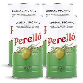 perello green olive 페렐로 굵은 씨없는 그린 올리브 1.44kg 4캔