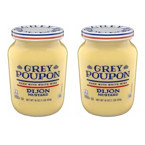 [해외직구]Grey Poupon Dijon Mustard 그레이 푸폰 디죵 머스타드 16oz(454g) 2팩