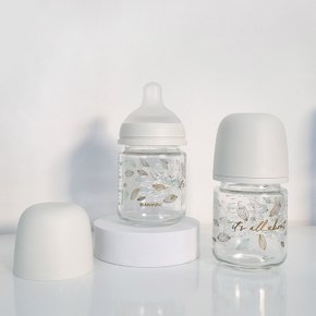 처음쓰는 신생아전용 유리젖병 트윈팩 (120ml 2p)