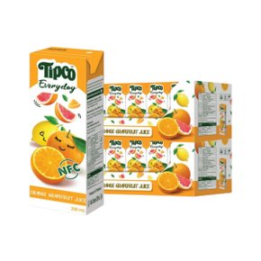 [코스트코] TIPCO 오렌지 자몽 착즙 주스 200ml x 48개