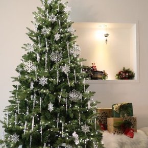 크리스마스 트리나무 고드름 장식 오너먼트 크리스탈아이씨클 67P 세