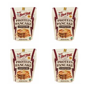 [해외직구]밥스 레드 밀 프로틴 팬케이크 와플 믹스 397g 4팩 Bobs Red Mill Protein Pancake Waffle Mix 14oz