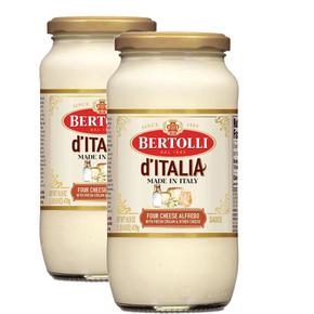 [해외직구] Bertolli 베르톨리 디탈리아 4가지 치즈 알프레도 파스타 소스 479g 2팩