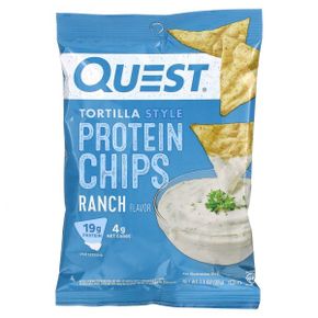 Quest Nutrition 토르티야식 단백질 칩 랜치 12봉 32g(1.1oz)