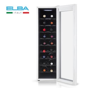 엘바 슬림 와인셀러 와인냉장고 EW60W18 18병 화이트