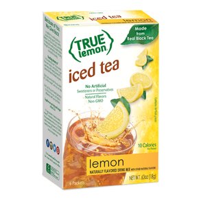 [해외직구] 트루  시트러스  6팩  트루  레몬  아이스티  스테비아  가당  OnTheGo  카페인  가루  드링크  믹스