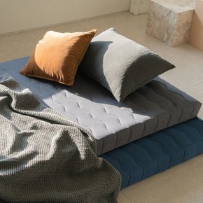 매트리스 3단 접이식 바닥 토퍼 수면매트 침대 매트리스 (침대형)두께7cm 슈퍼싱글