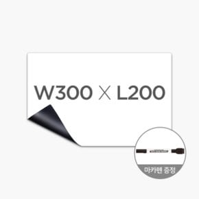 [마그피아] 고무자석화이트보드 2030 (200x300mm미니백색)