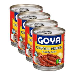 [해외직구] 고야 치폴레 페퍼 절임 소스 통조림 198g 4팩 Goya Chipotle Peppers in Adobo sauce 7oz