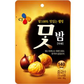 맛밤 쿠키 간식 CJ 80g X ( 3매입 )