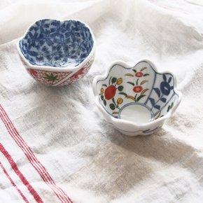 러블리 꽃잎 볼 - 작은 그릇 (찬기, 소스볼, 디저트볼)