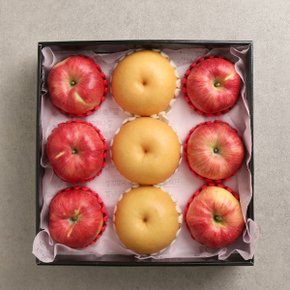 낭만푸드 사과.배 혼합5호 4.9kg내외(사과6입.배3입.보자기)