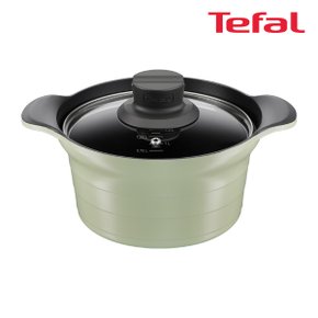 [Tefal] 테팔 인덕션 티타늄 아로마 통주물 양수냄비 20cm