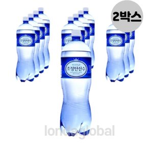 초정 탄산수 플레인 탄산 음료 1.5L 12개 2박스