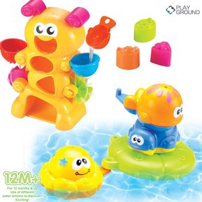 애벌레 오리 동물 쌓기 목욕놀이세트(색상랜덤) xinglo8812