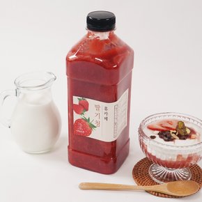 [허밍테이블] 홈카페국내산 과육듬뿍  딸기청, 수제딸기청 (530g,1kg,2kg선택)