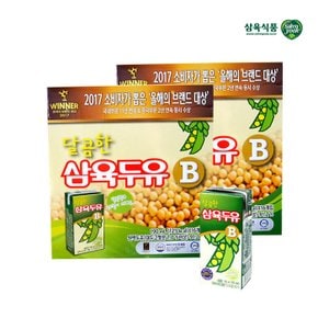 삼육 달콤한맛B 190ml X 32팩/삼육두유/베지밀/간식