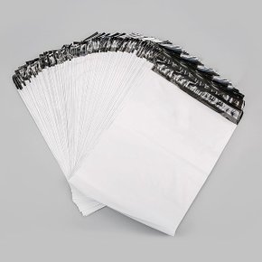 LDPE 택배 봉투 100매(17x 26cm) (화이트) 비닐 포장 봉지 포장지 폴리백