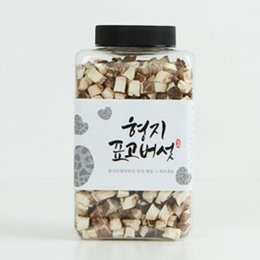 국내산 참나무 원목 표고버섯 사각(칩) 150g